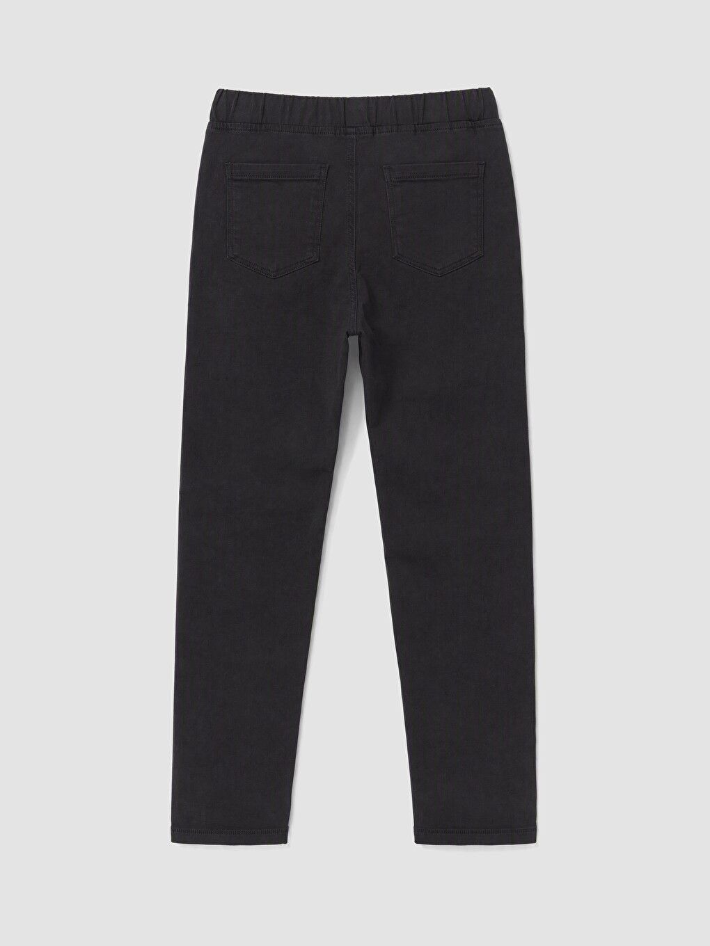 Siyah Slim Fit Erkek Çocuk Jean Pantolon-2