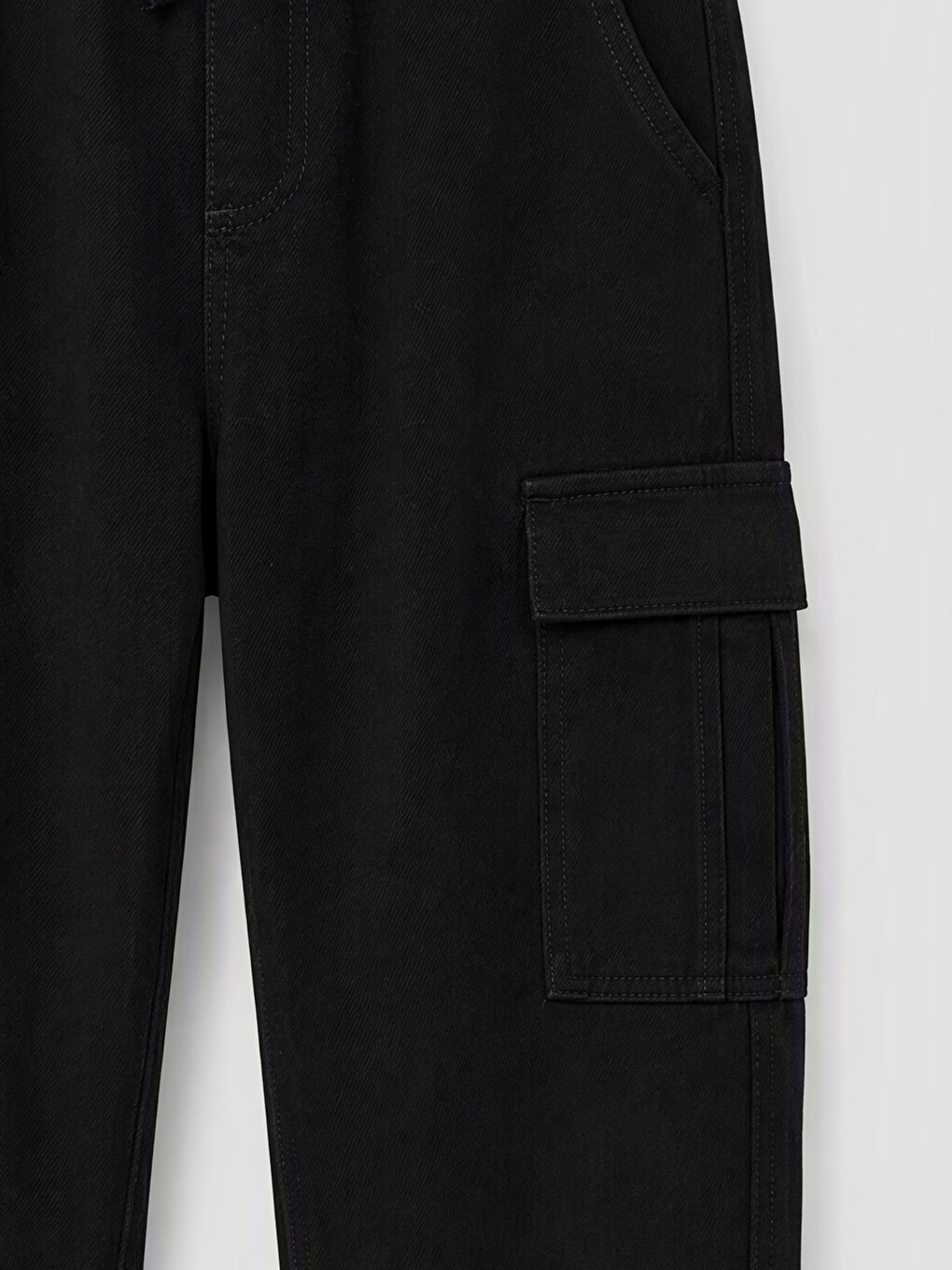 Boys' Elastic Waist Jogger Cargo Trousers-1