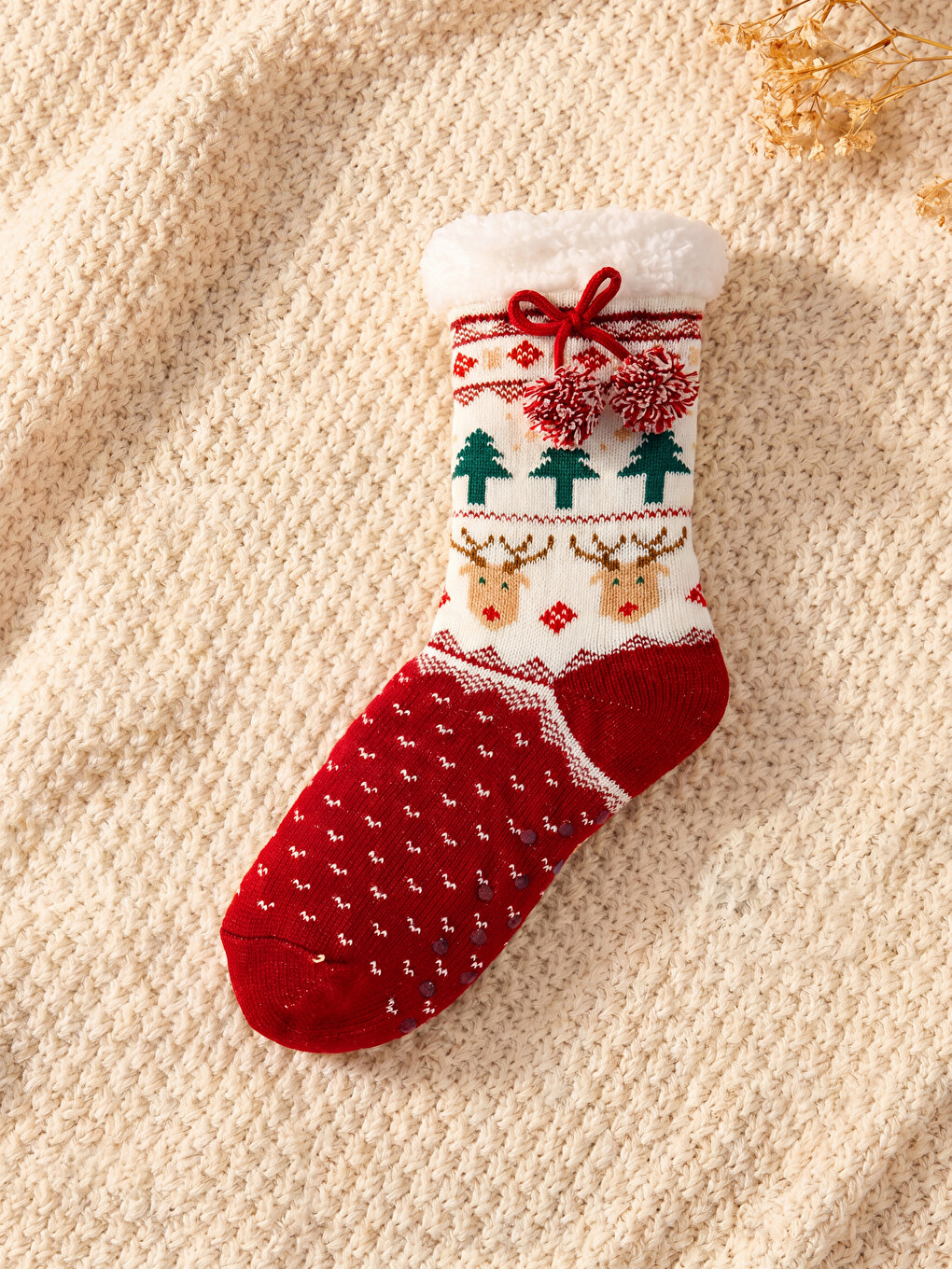 New Year's Themed Women's Home Sock