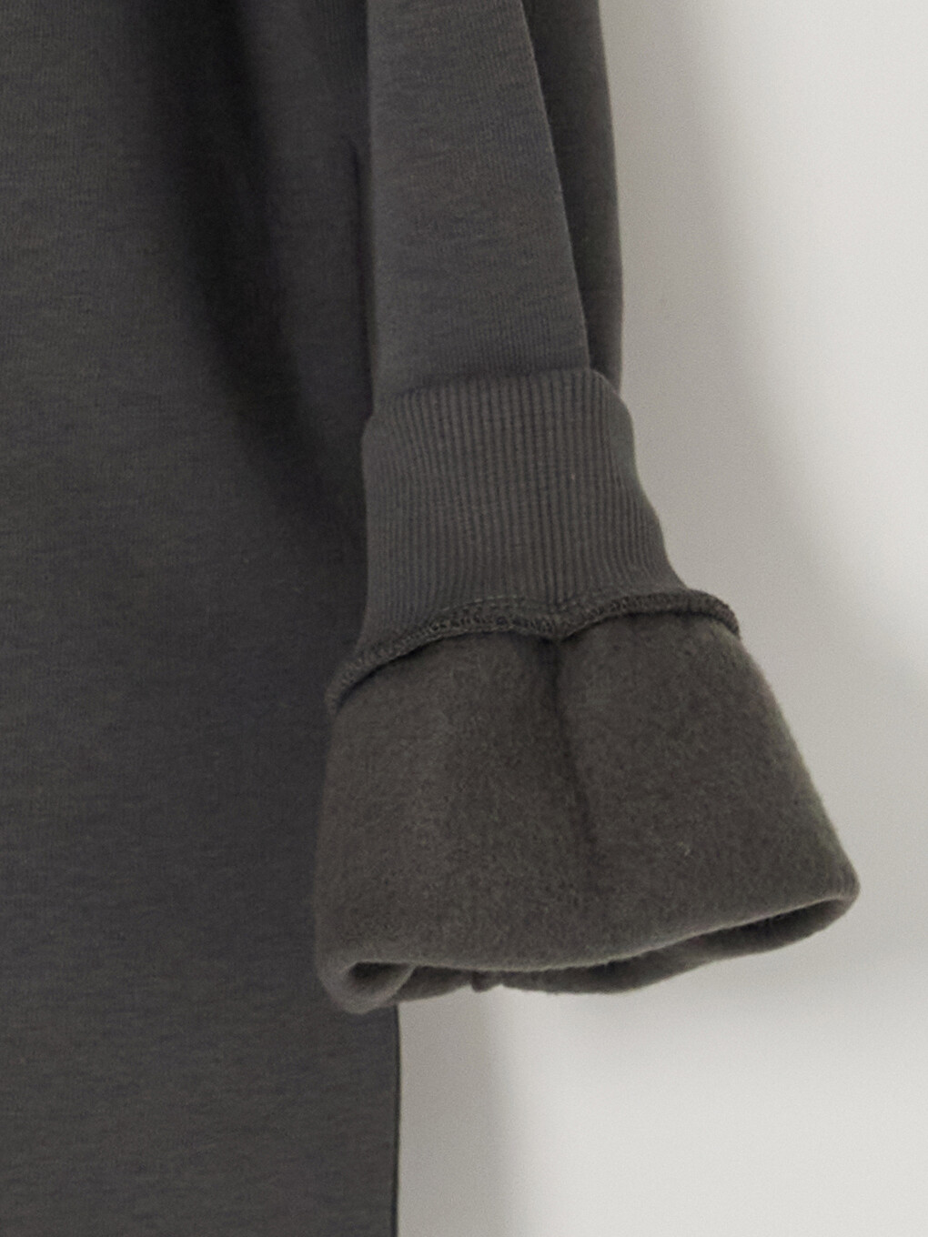 Antrasit Baskılı Erkek Çocuk Kalın Sweatshirt-5