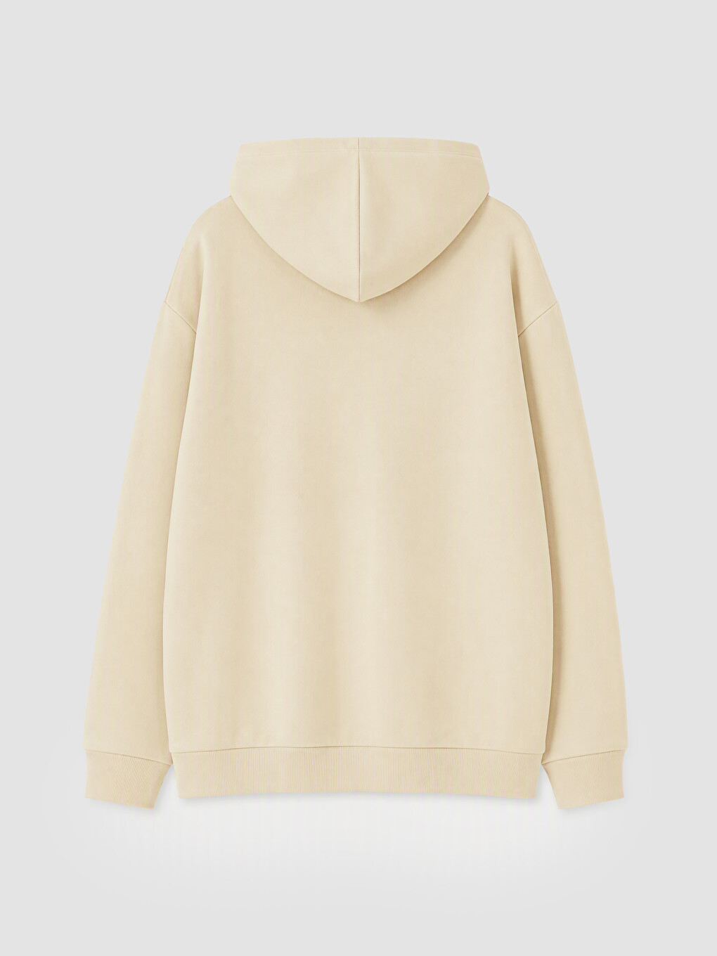 Bej Baskılı Erkek Çocuk Kalın Sweatshirt-1