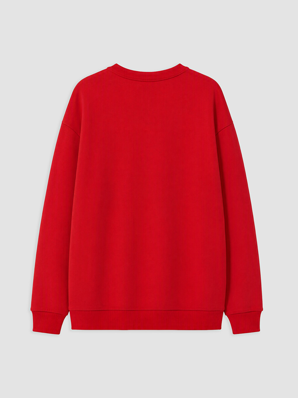 Kırmızı Atatürk İmzalı Erkek Çocuk Kalın Sweatshirt-1