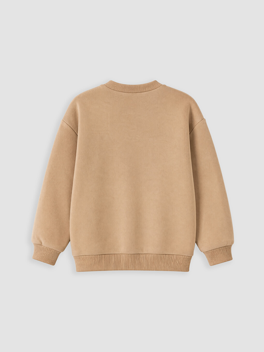 Kahverengi Baskılı Erkek Çocuk Sweatshirt-2