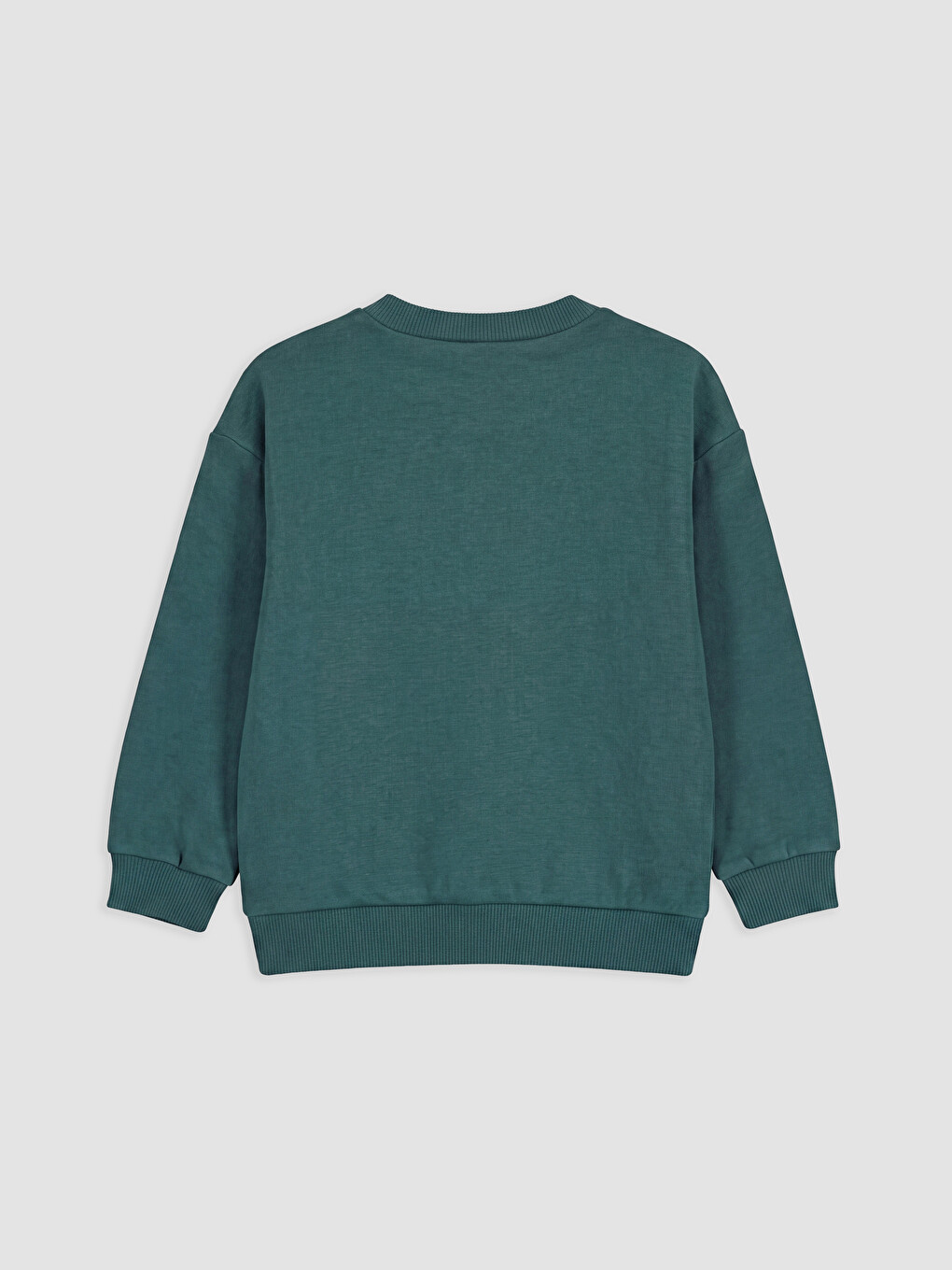 Yeşil Baskılı Erkek Çocuk Sweatshirt-1