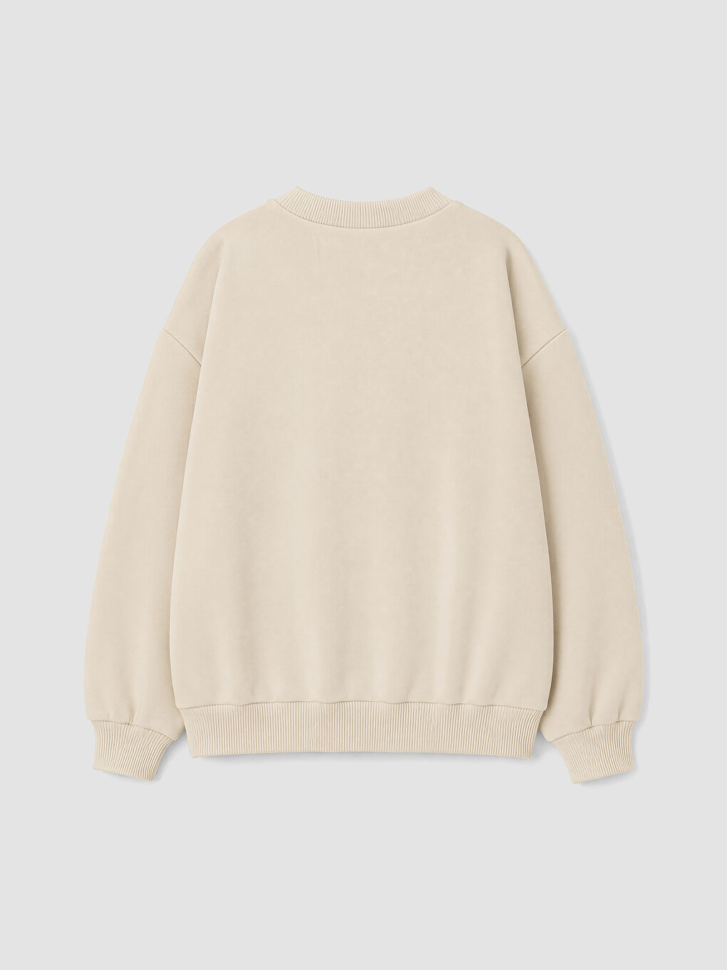 Bej Baskılı Erkek Çocuk Sweatshirt-2