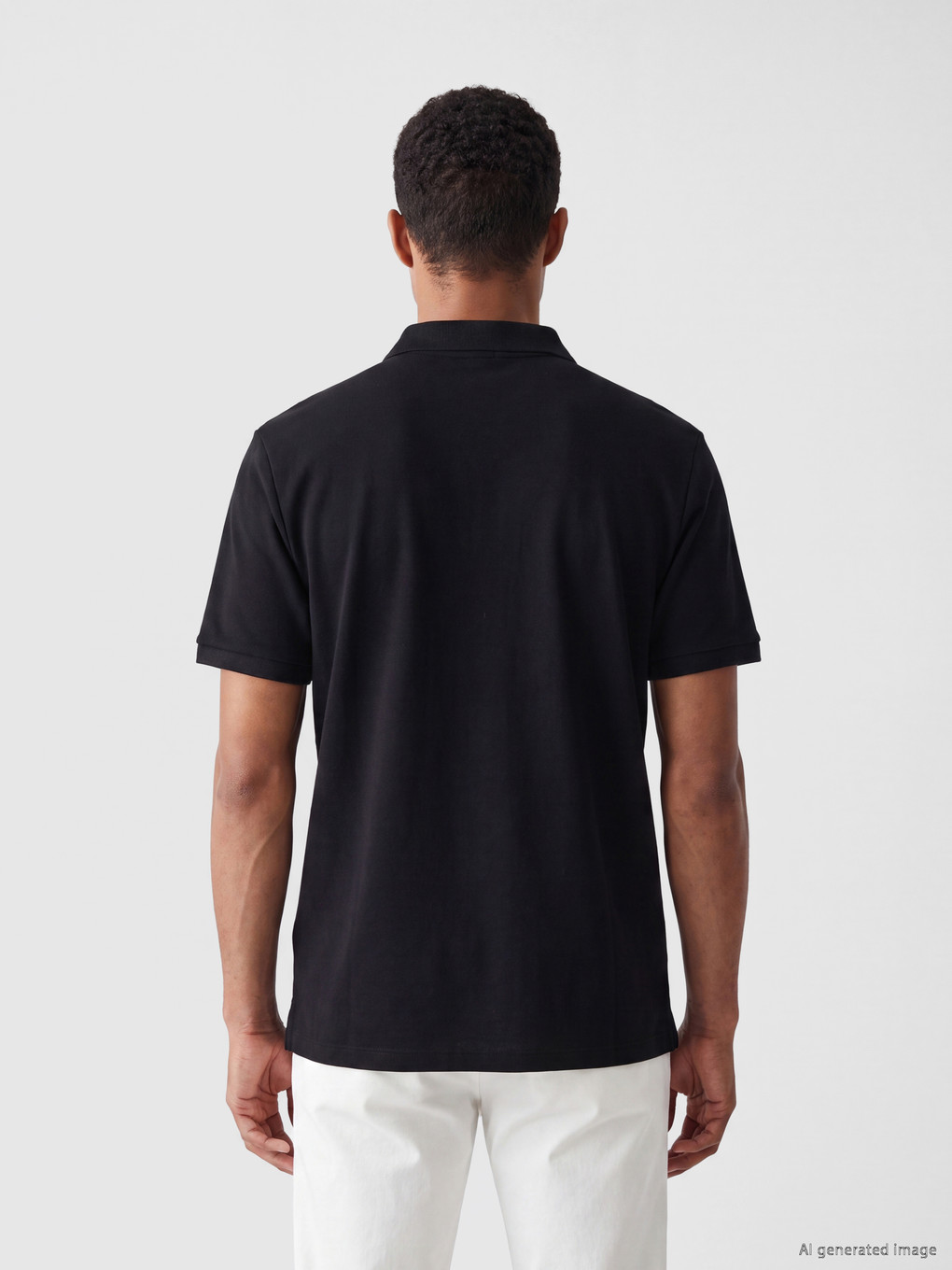 Polo Collar Men's T-shirt-3