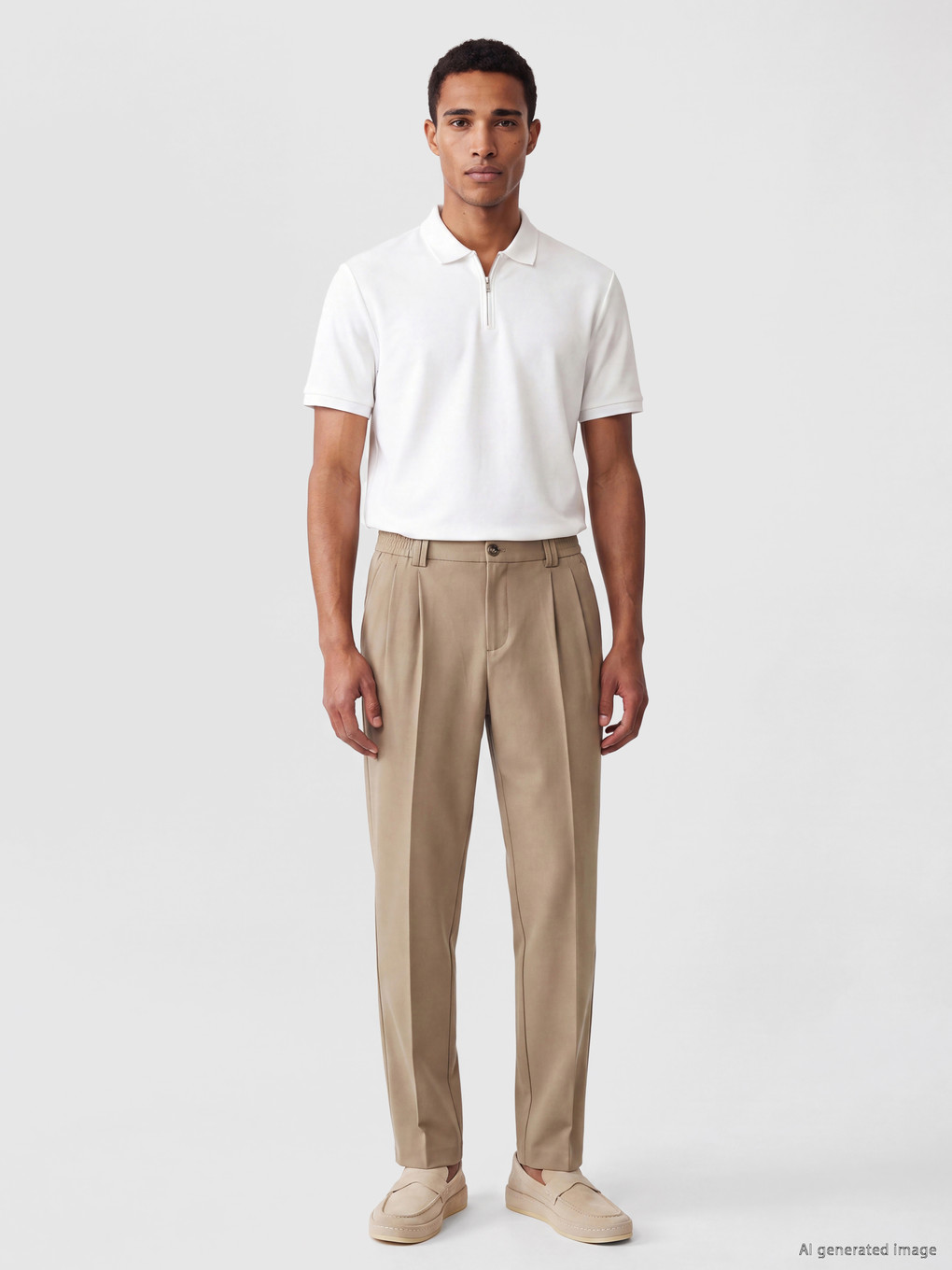 Polo Collar Men's T-shirt-1