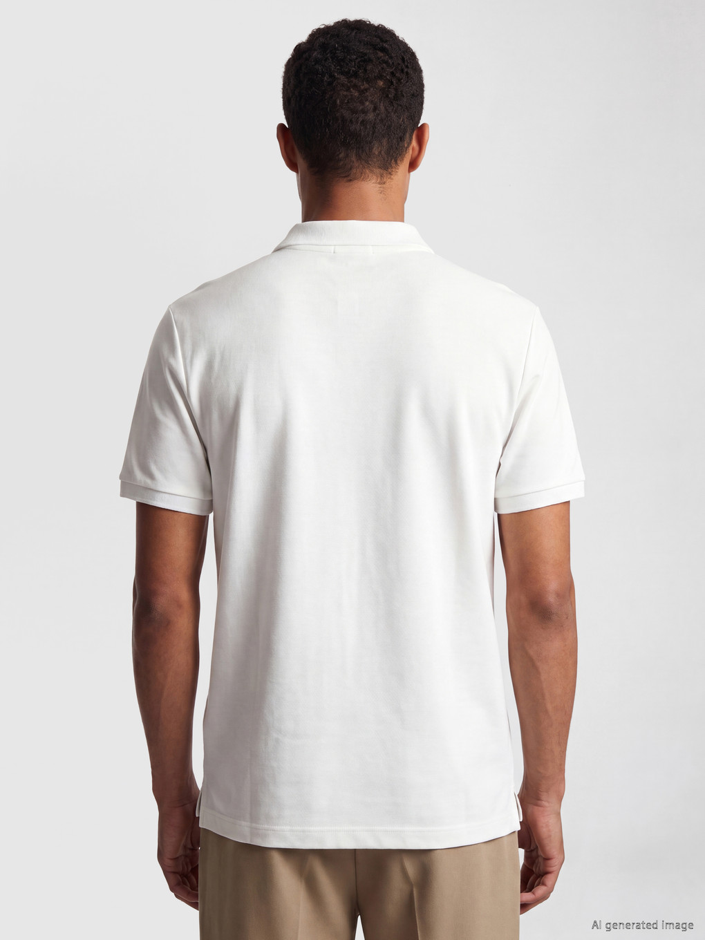 Polo Collar Men's T-shirt-3