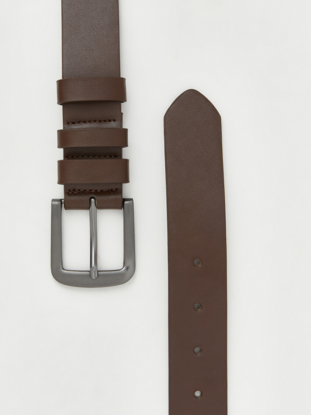 Faux Leather Men's Belt-2
