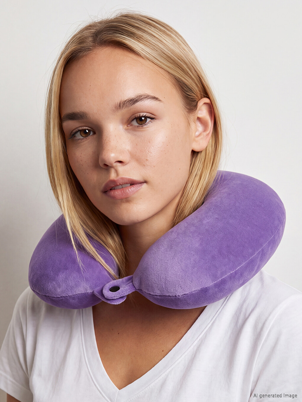 Snap Closure Neck Pillow