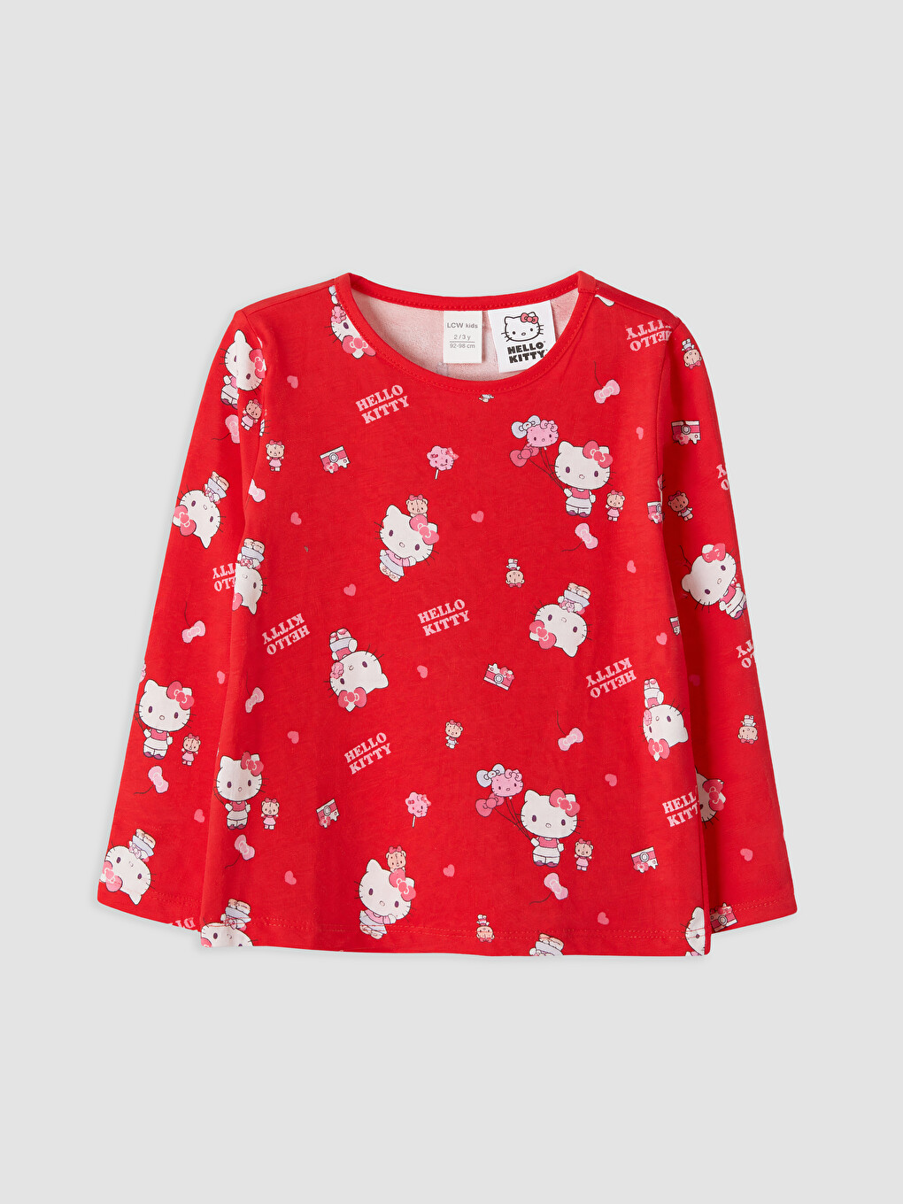 Girl Red Pyjama Set-1