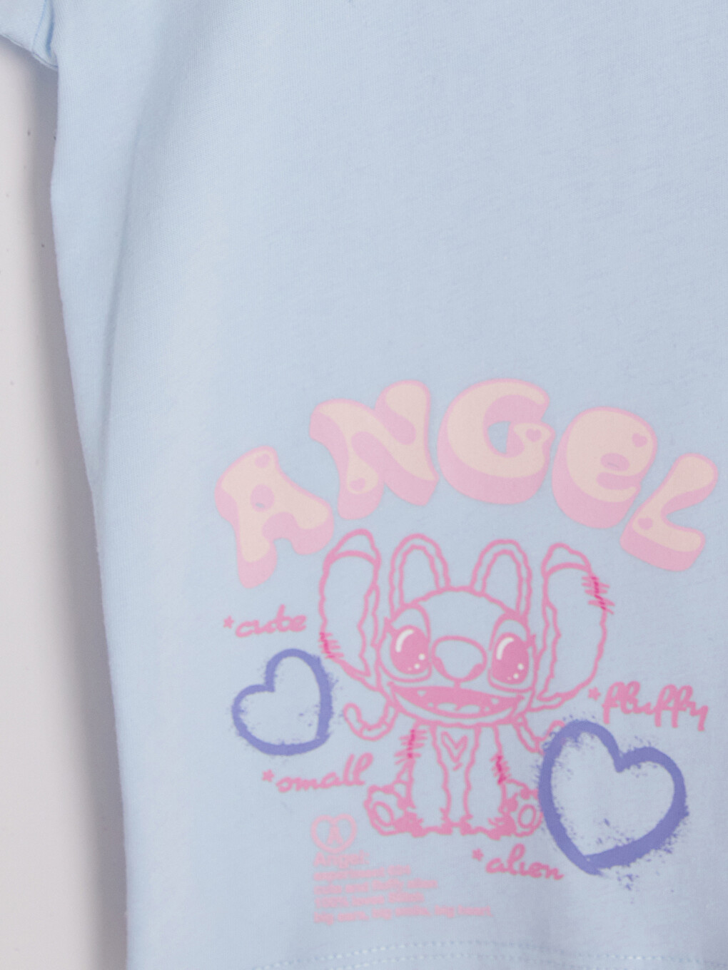 Печатен Пижама Сет Stitch And Angel За Девојчиња-7