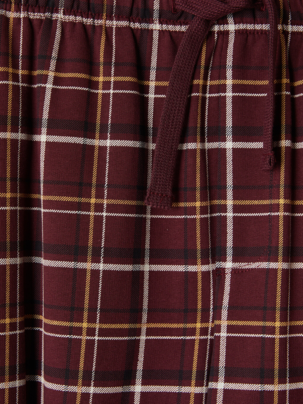 Regular Fit Plaid Men's Pyjamas Bottoms-1