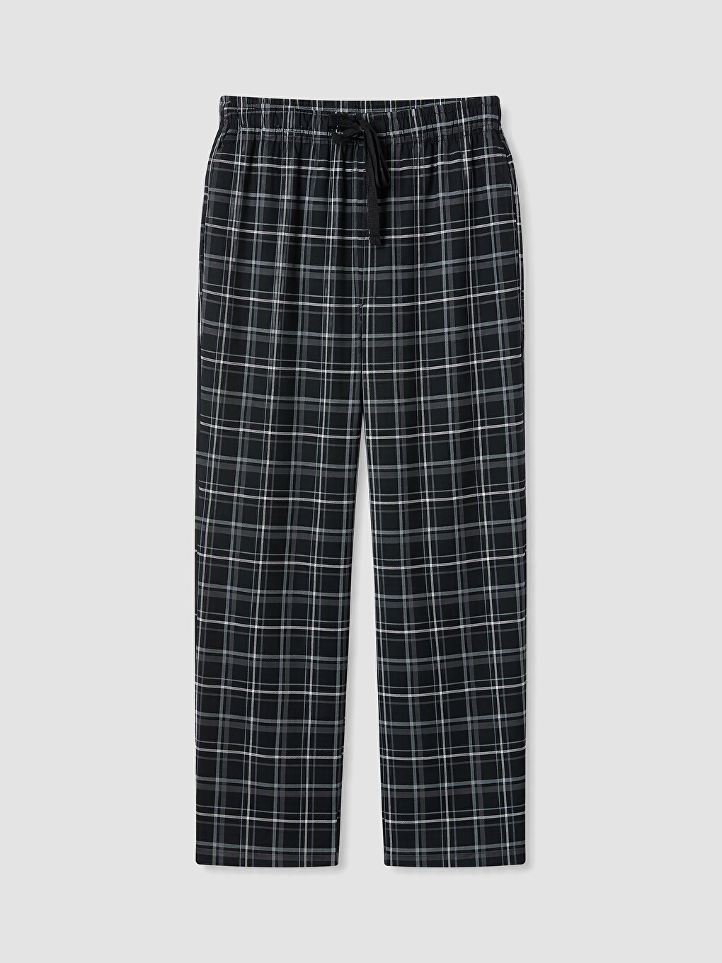 Regular Fit Plaid Men's Pyjamas Bottoms-4