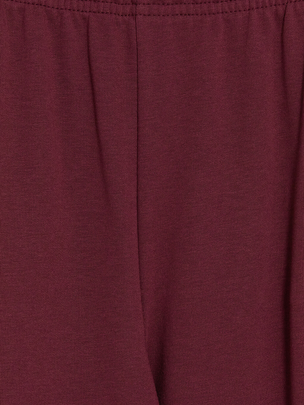 Bordo Polo Yaka Baskılı Kız Çocuk Takım-5
