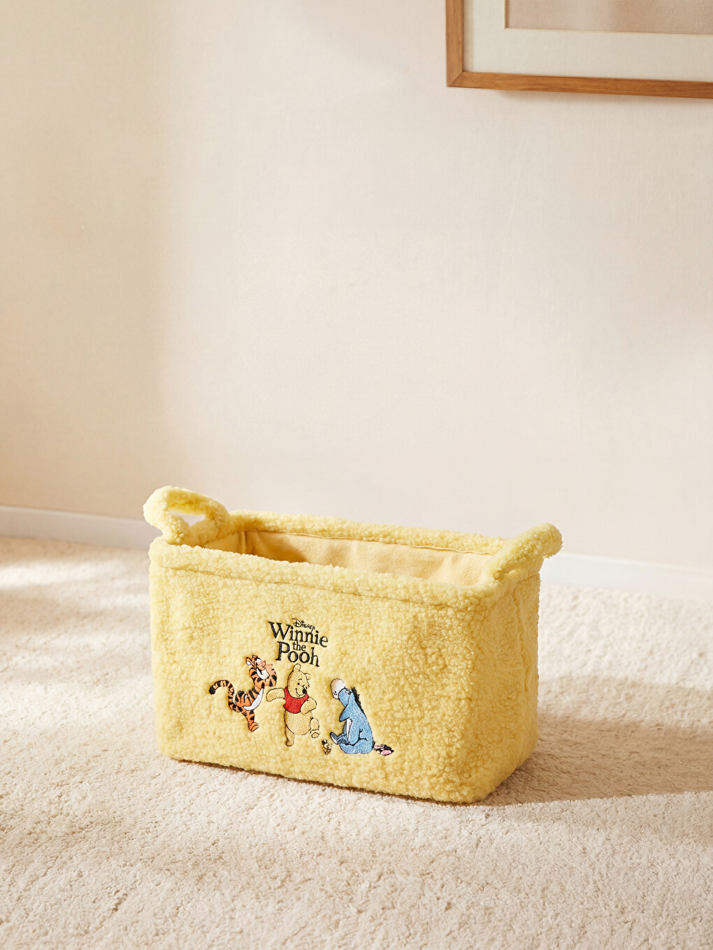 Karışık Winnie The Pooh Nakışlı Çamaşır Sepeti