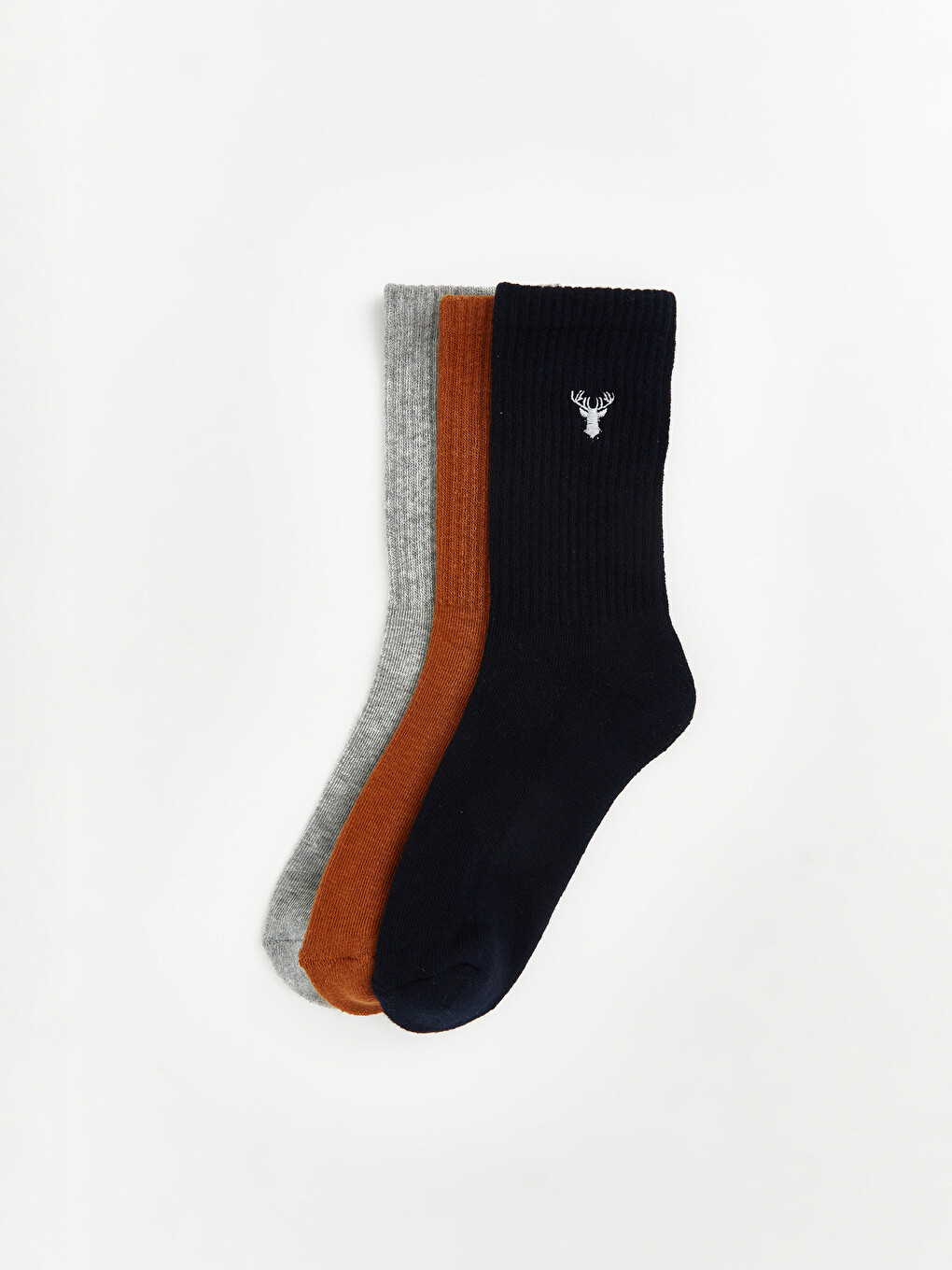Embroidered Boys' Ankle Socks 3-pack