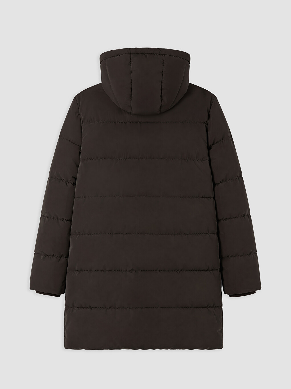 Woman Brown Puffer Coat-6