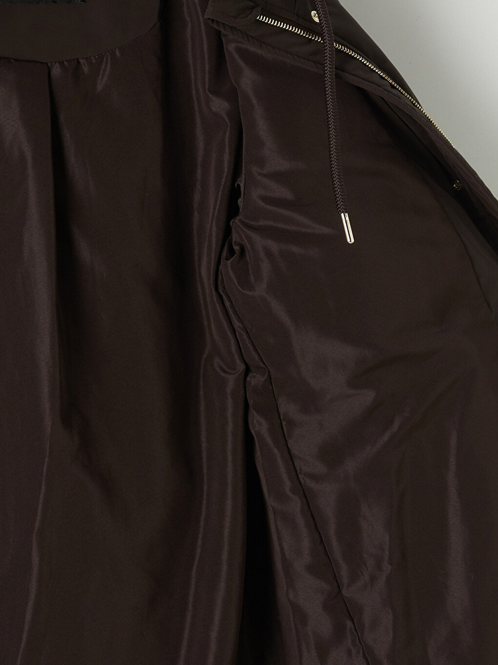 Woman Brown Puffer Coat-7