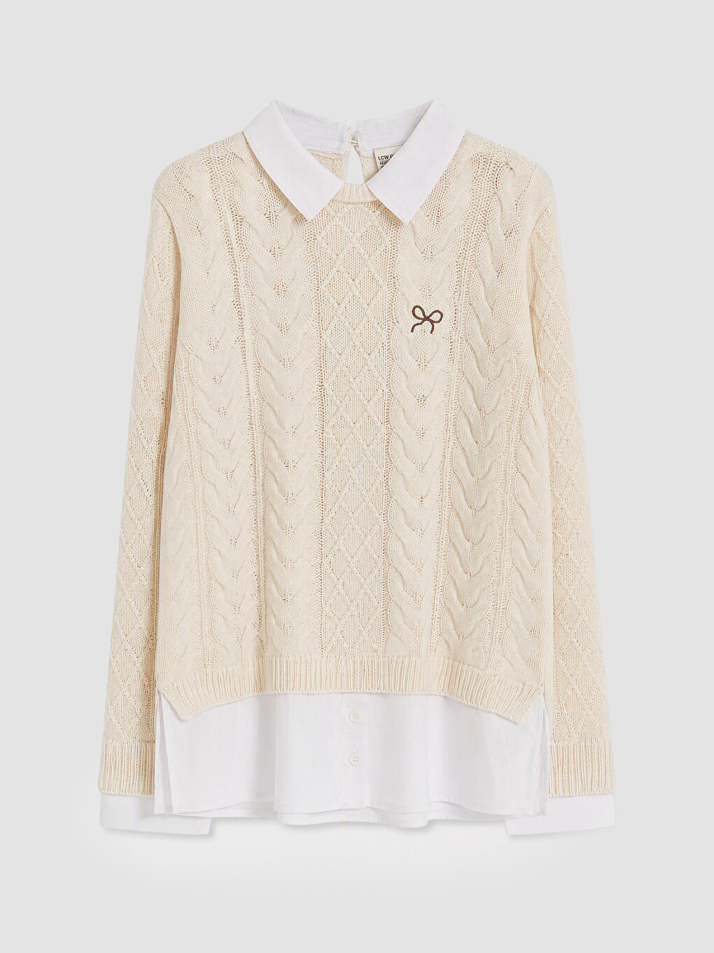 Girl Ecru Sweater
