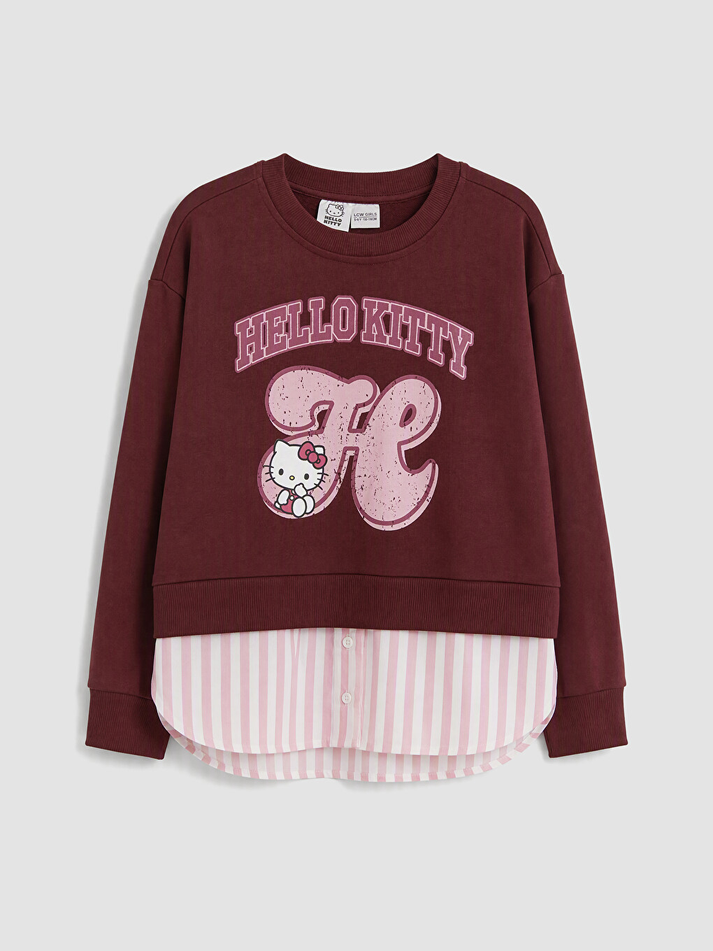 Girl Bordeaux Sweatshirt