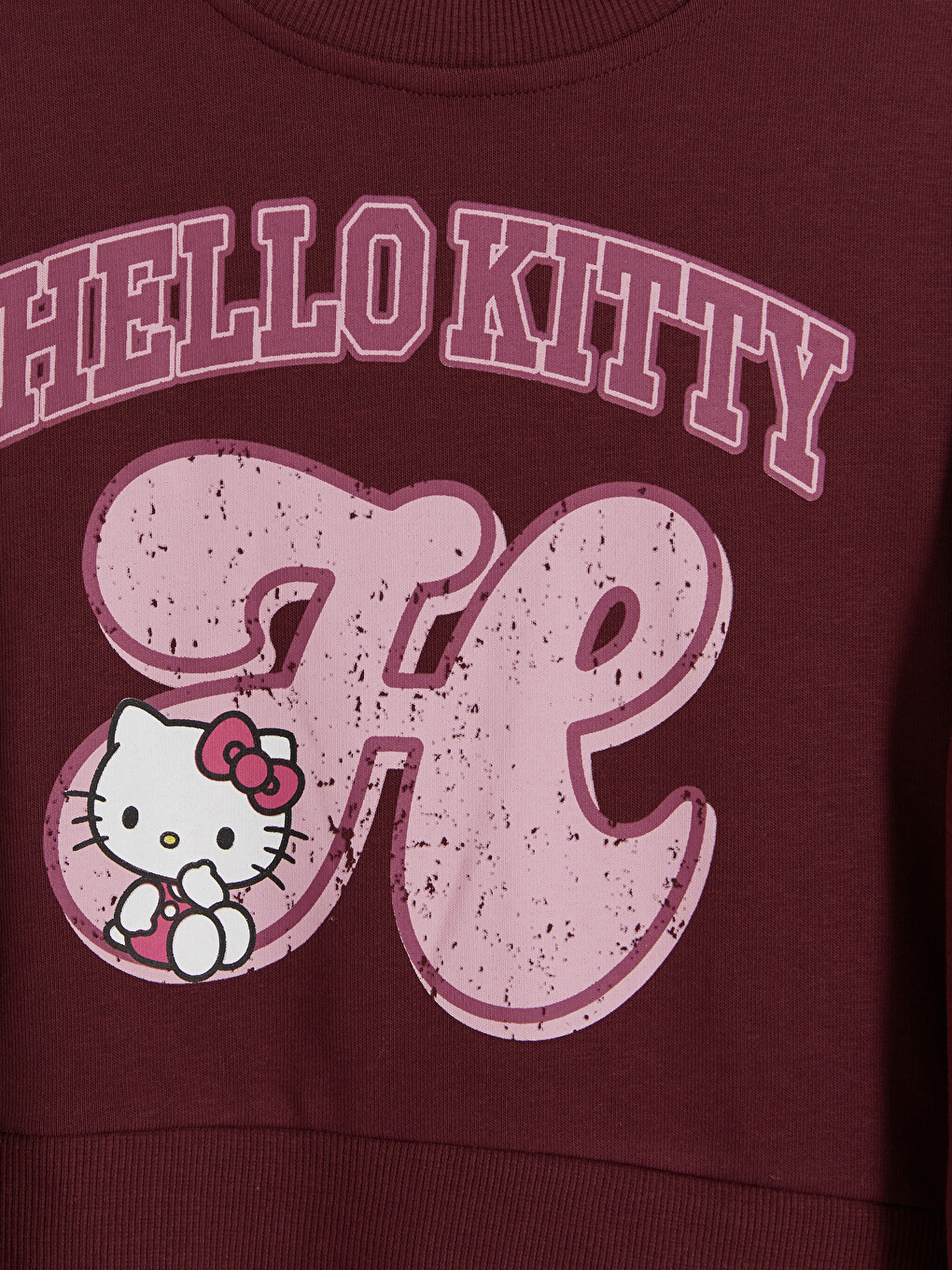Girl Bordeaux Sweatshirt-1