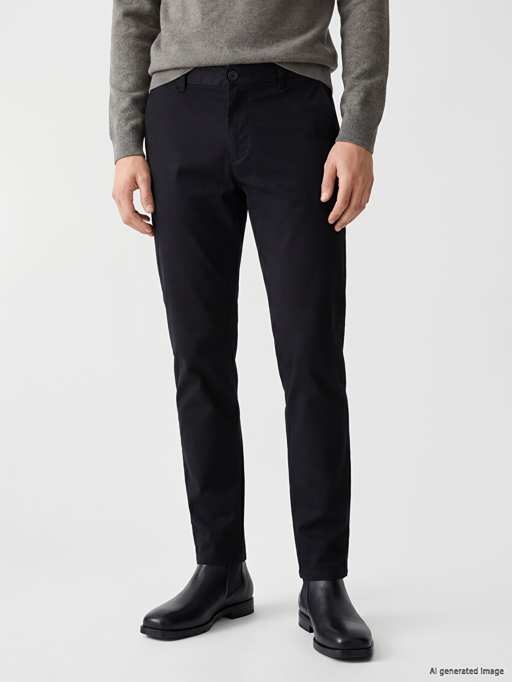 Regular Fit Men's Trousers-1