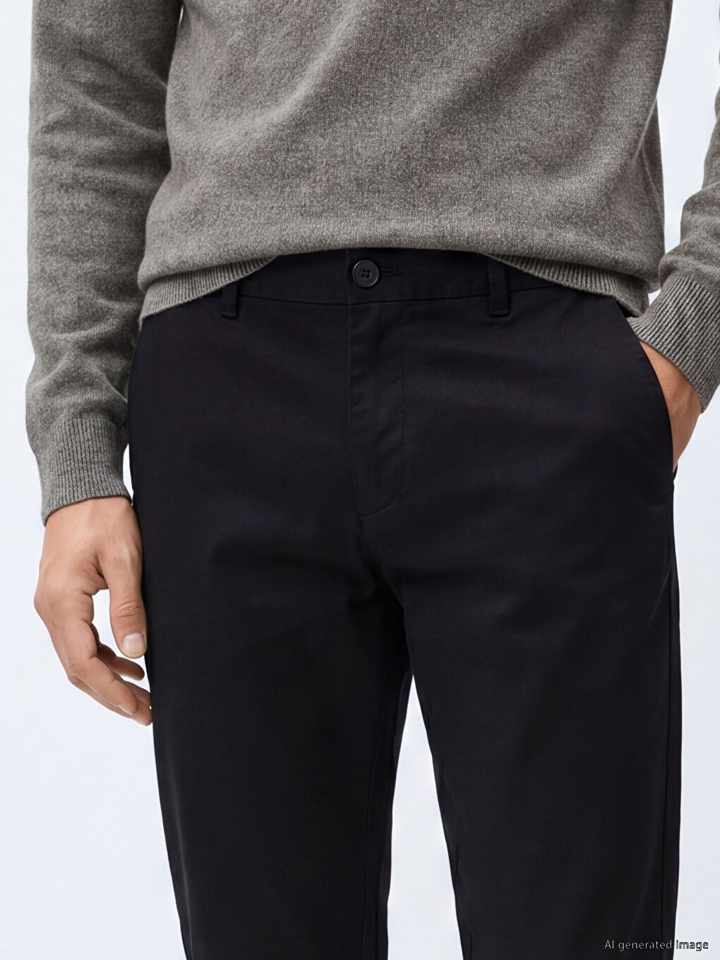 Regular Fit Men's Trousers-2