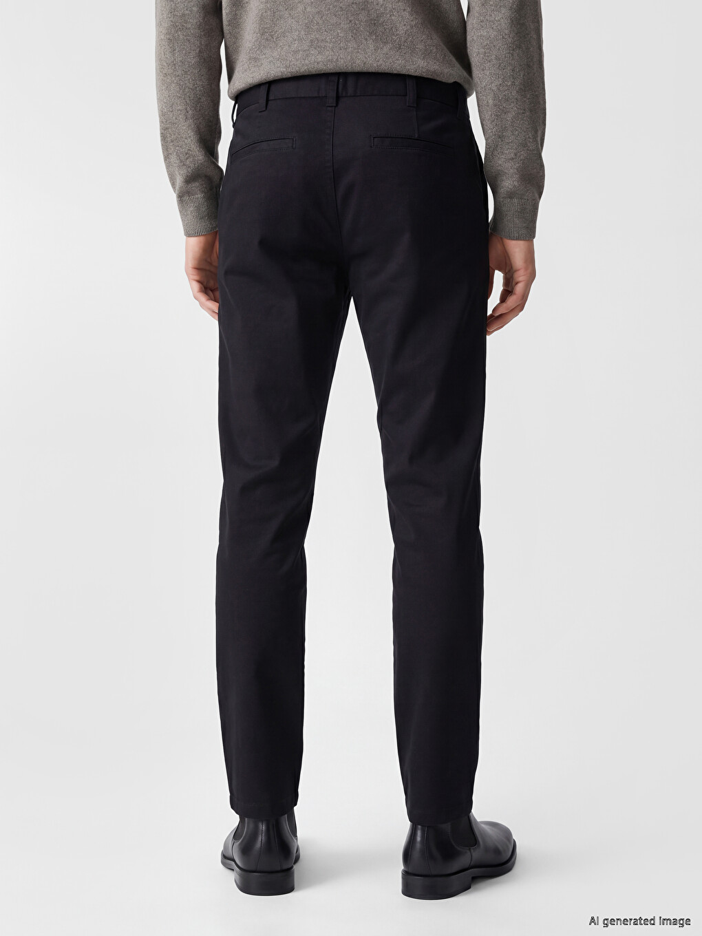 Regular Fit Men's Trousers-3
