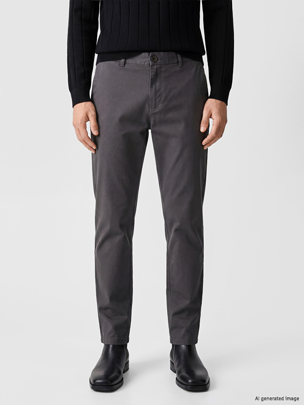 Standard Fit Men's Trousers-1