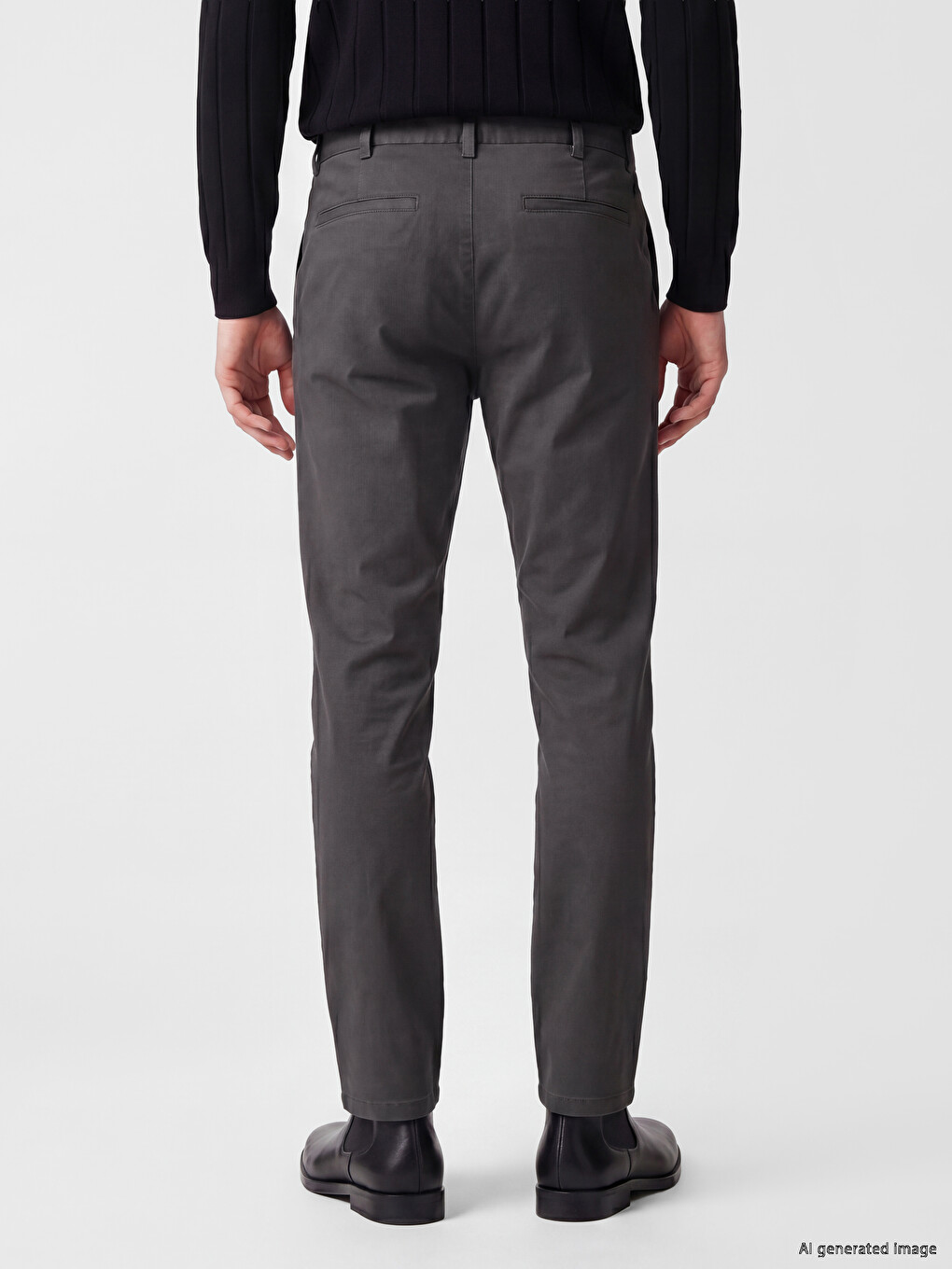 Standard Fit Men's Trousers-3