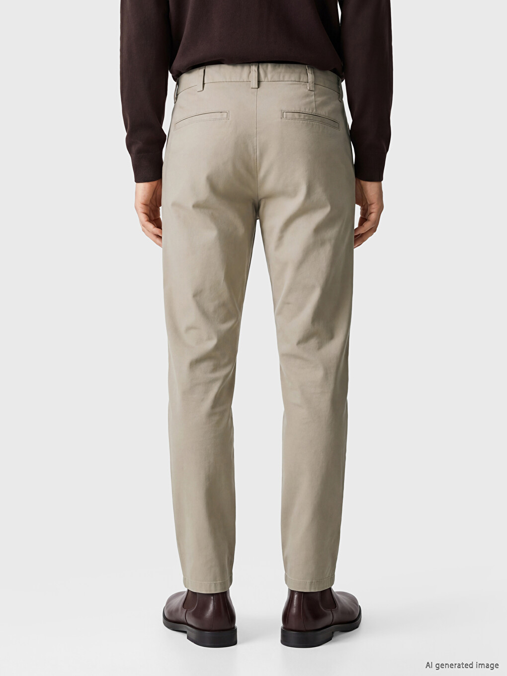 Standard Fit Men's Trousers-3