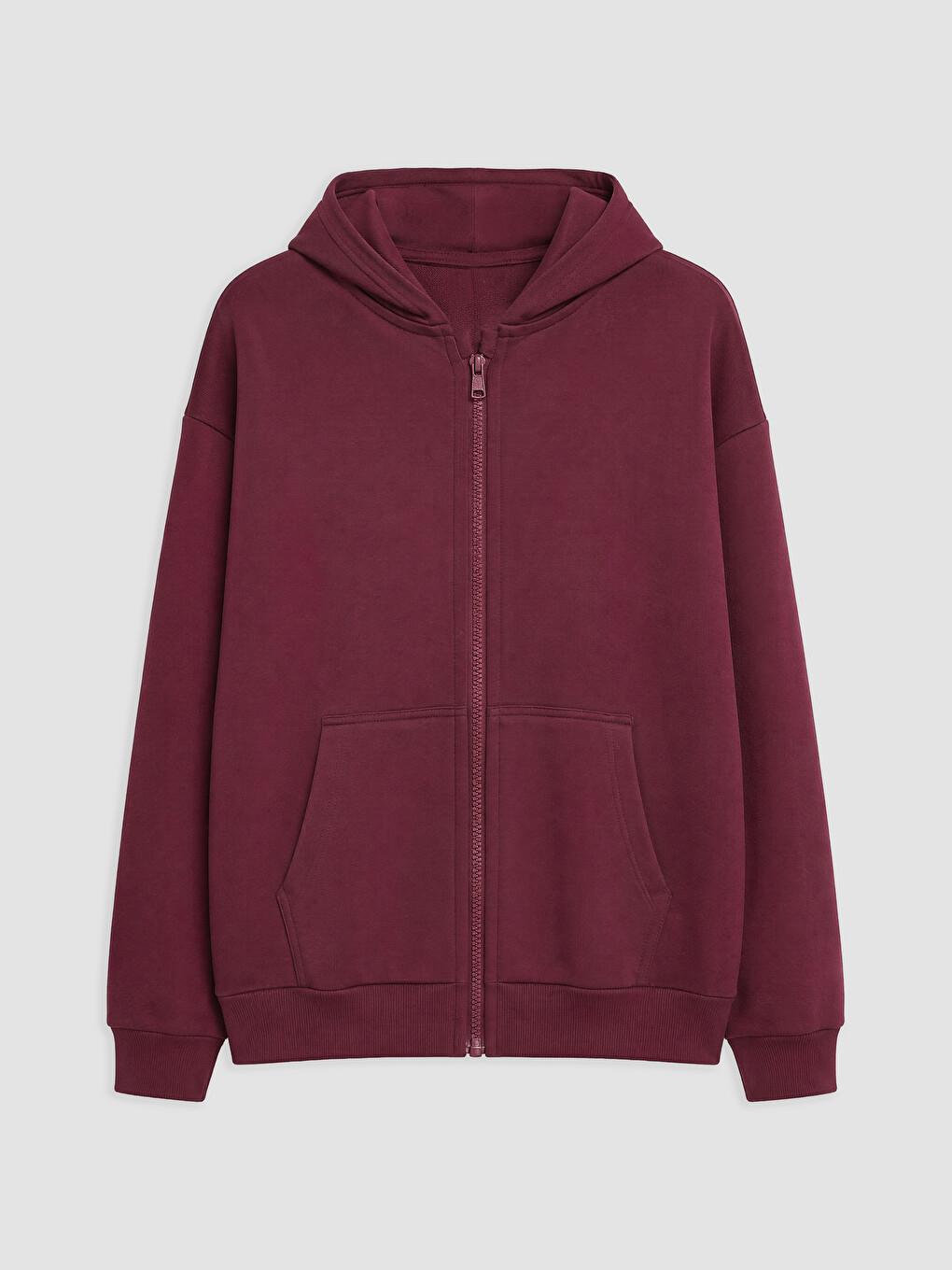 Hooded Girls' Zip-up Sweatshirt