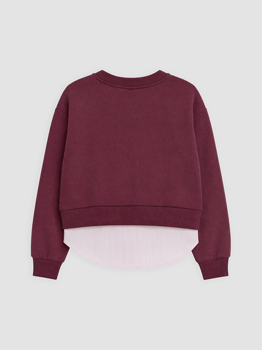 Girl Bordeaux Sweatshirt-1
