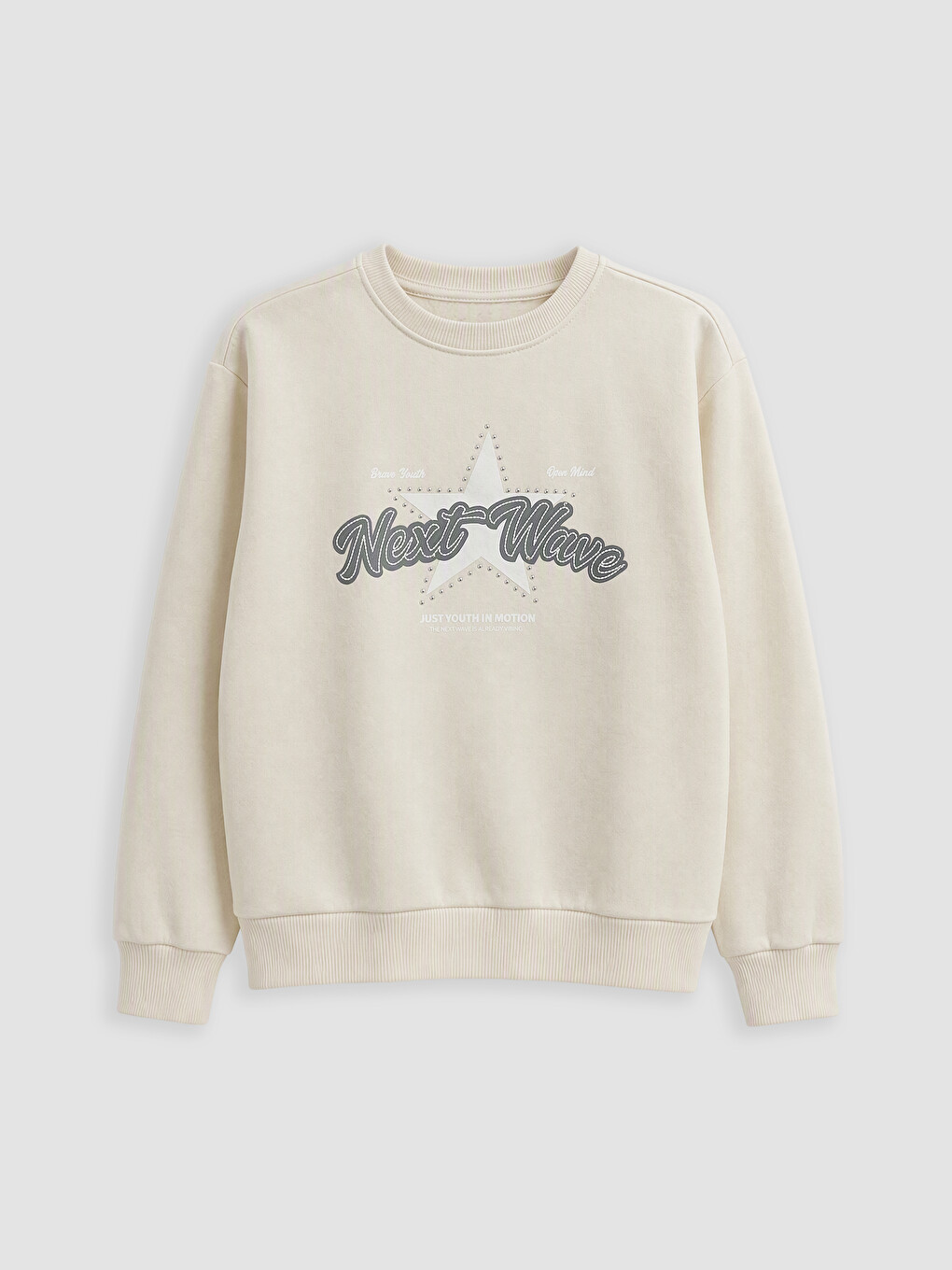Girl Ecru Sweatshirt