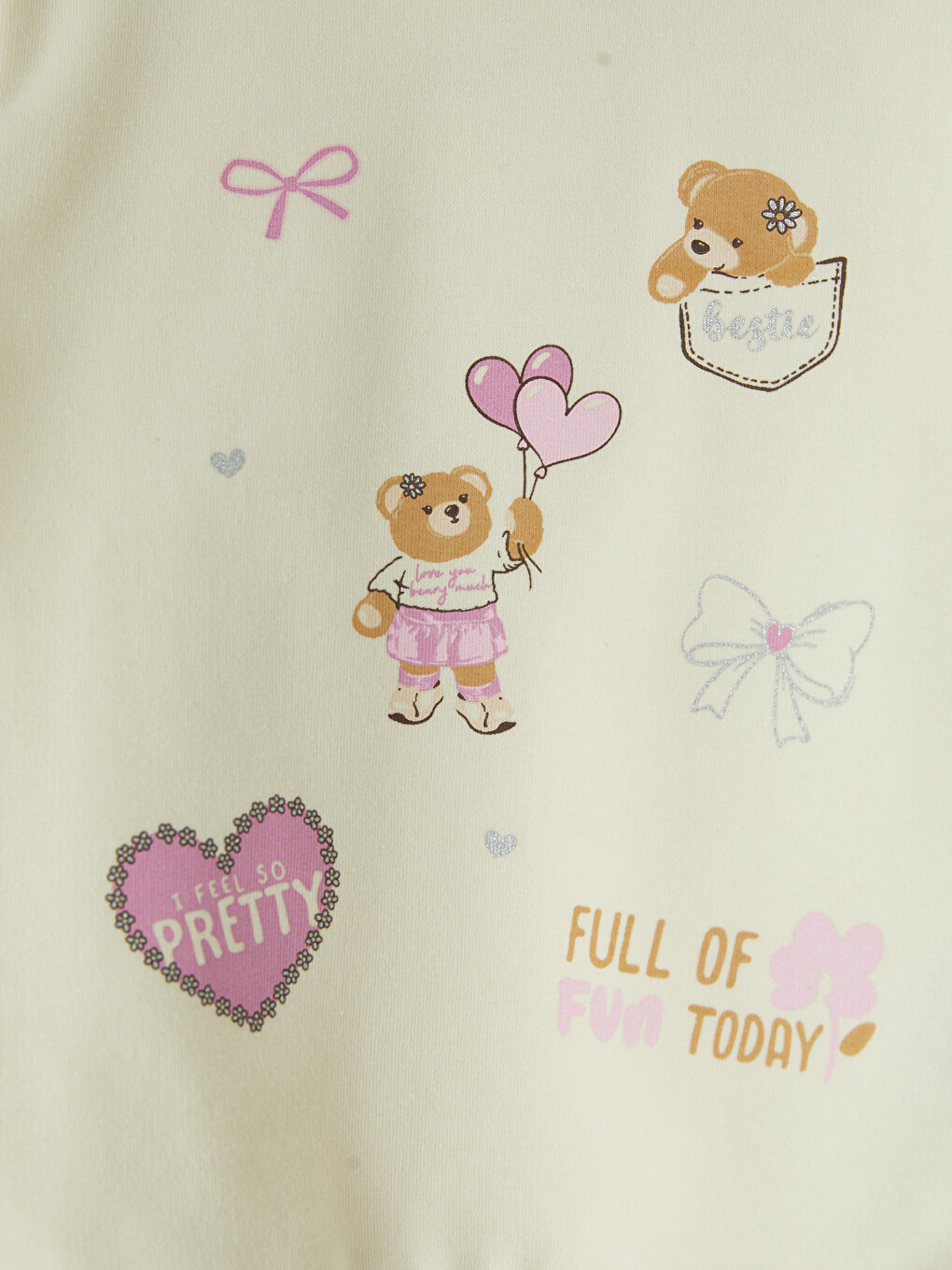 Girl Ecru Sweatshirt-1