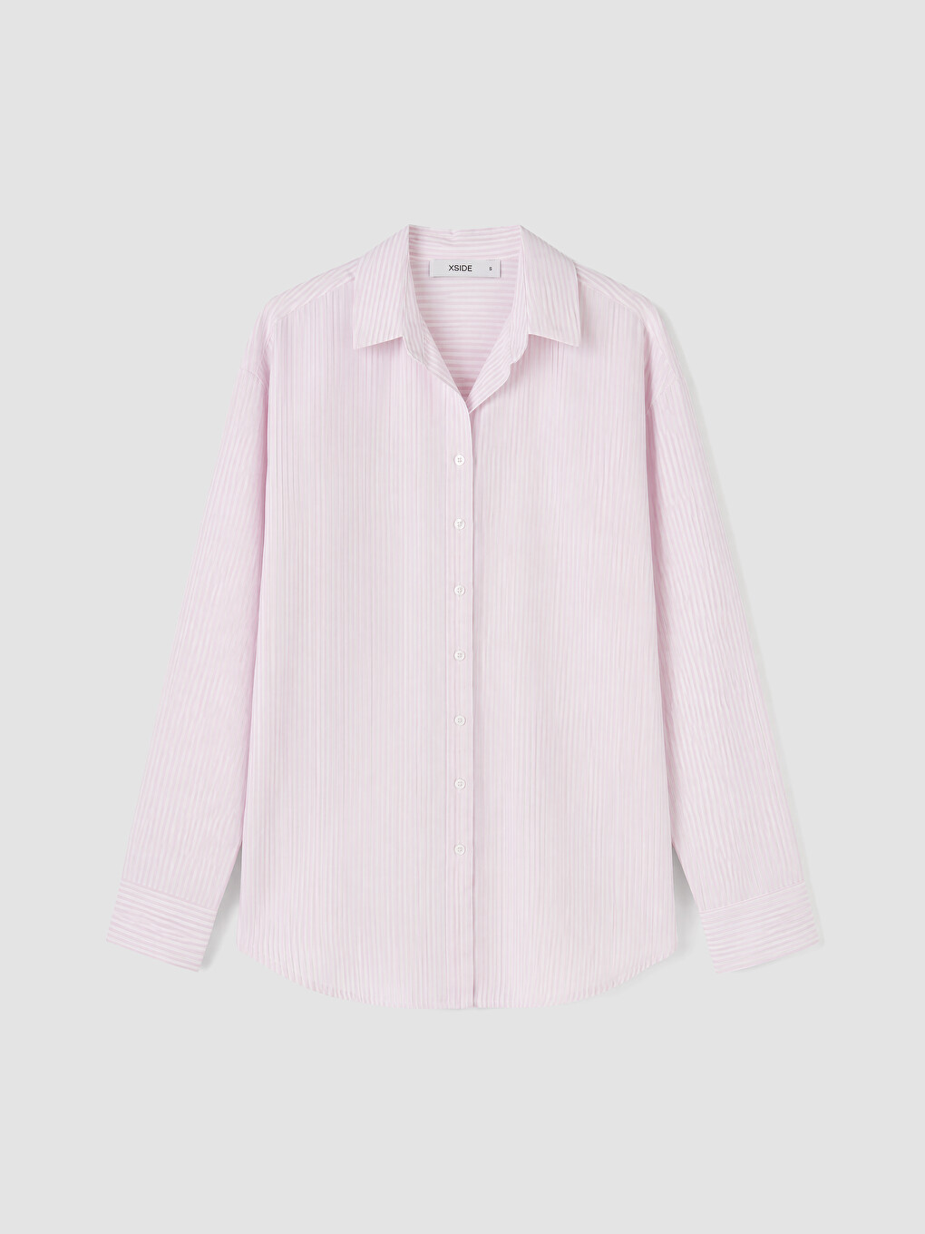 Striped Oversize Oxford Women's Shirt-4