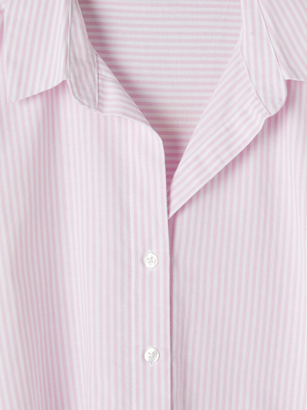 Striped Oversize Oxford Women's Shirt-5