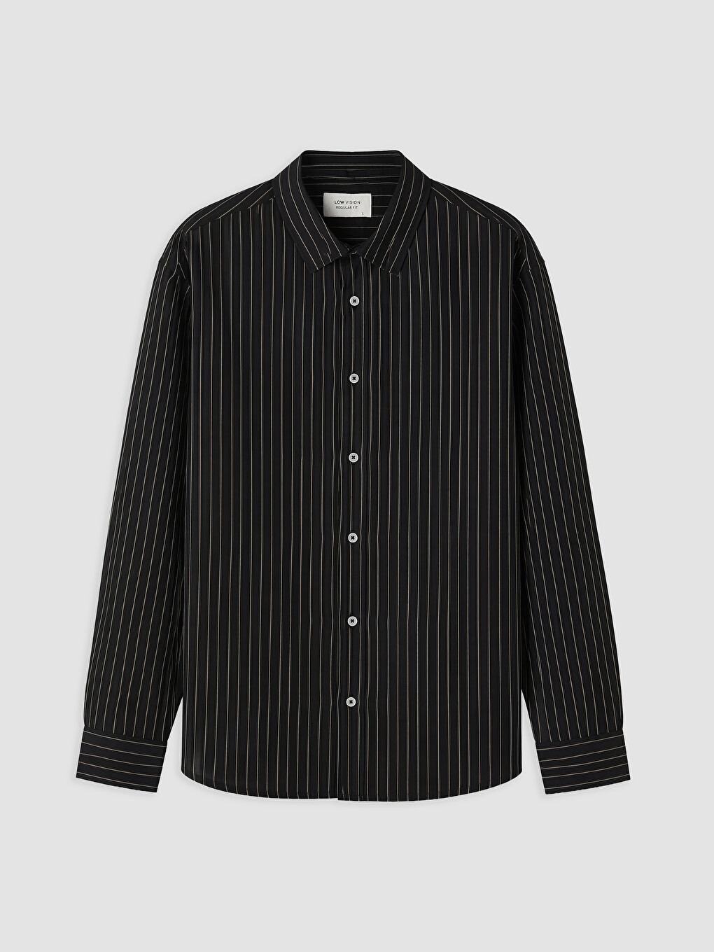 Regular Fit Striped Dobby Men's Shirt