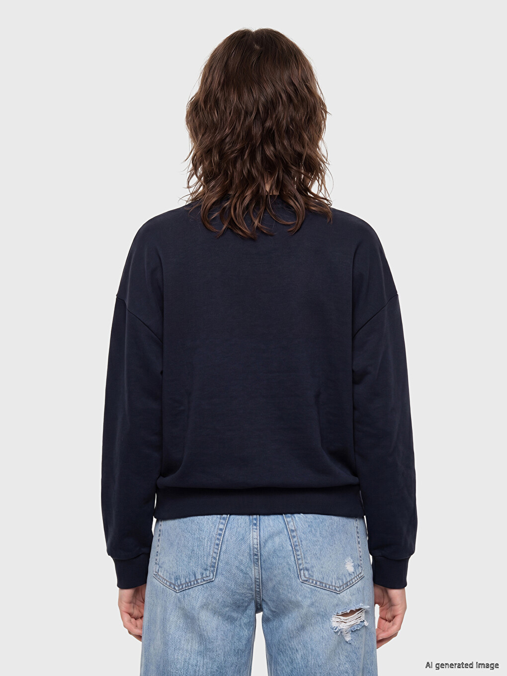 Boston Printed Relax Fit Women's Sweatshirt-3