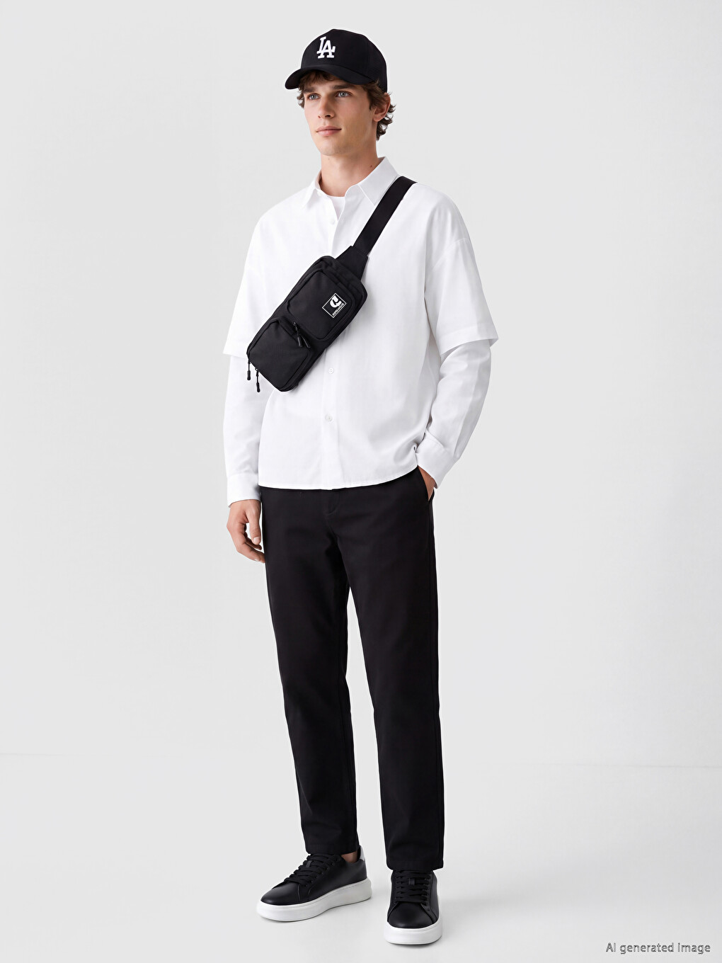 Man Black Jeans