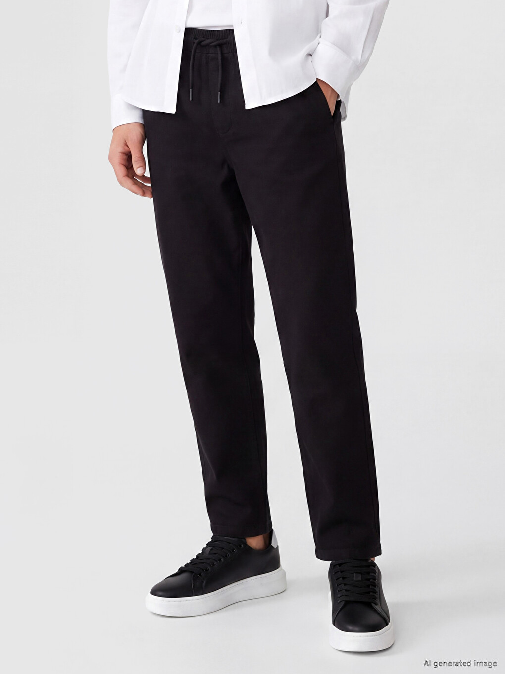 Man Black Jeans-1