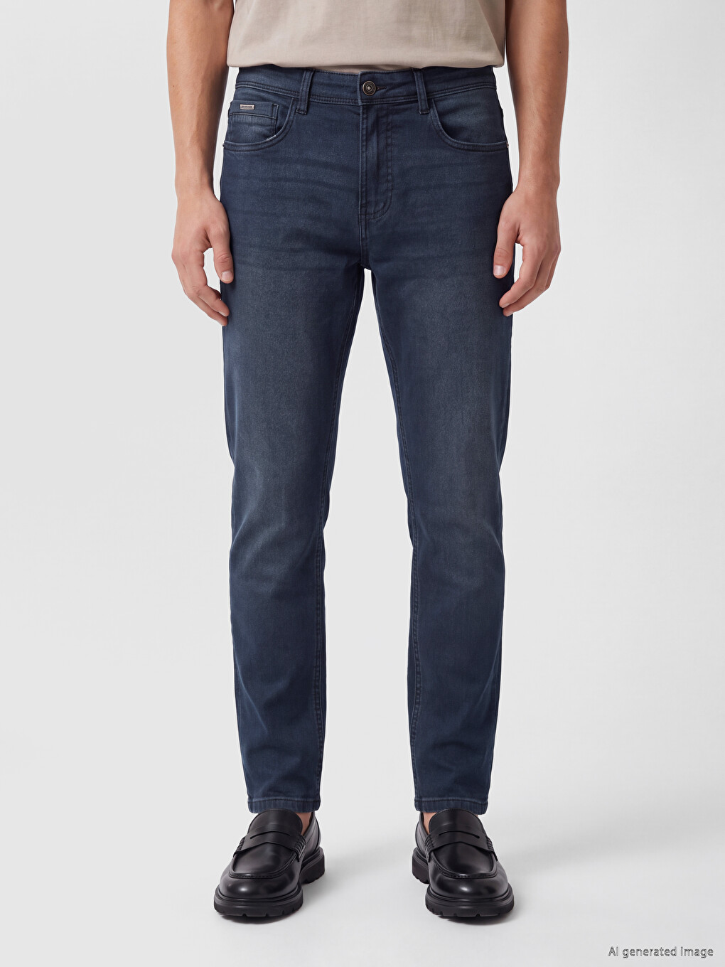 750 Slim Fit Erkek Jean Pantolon-1
