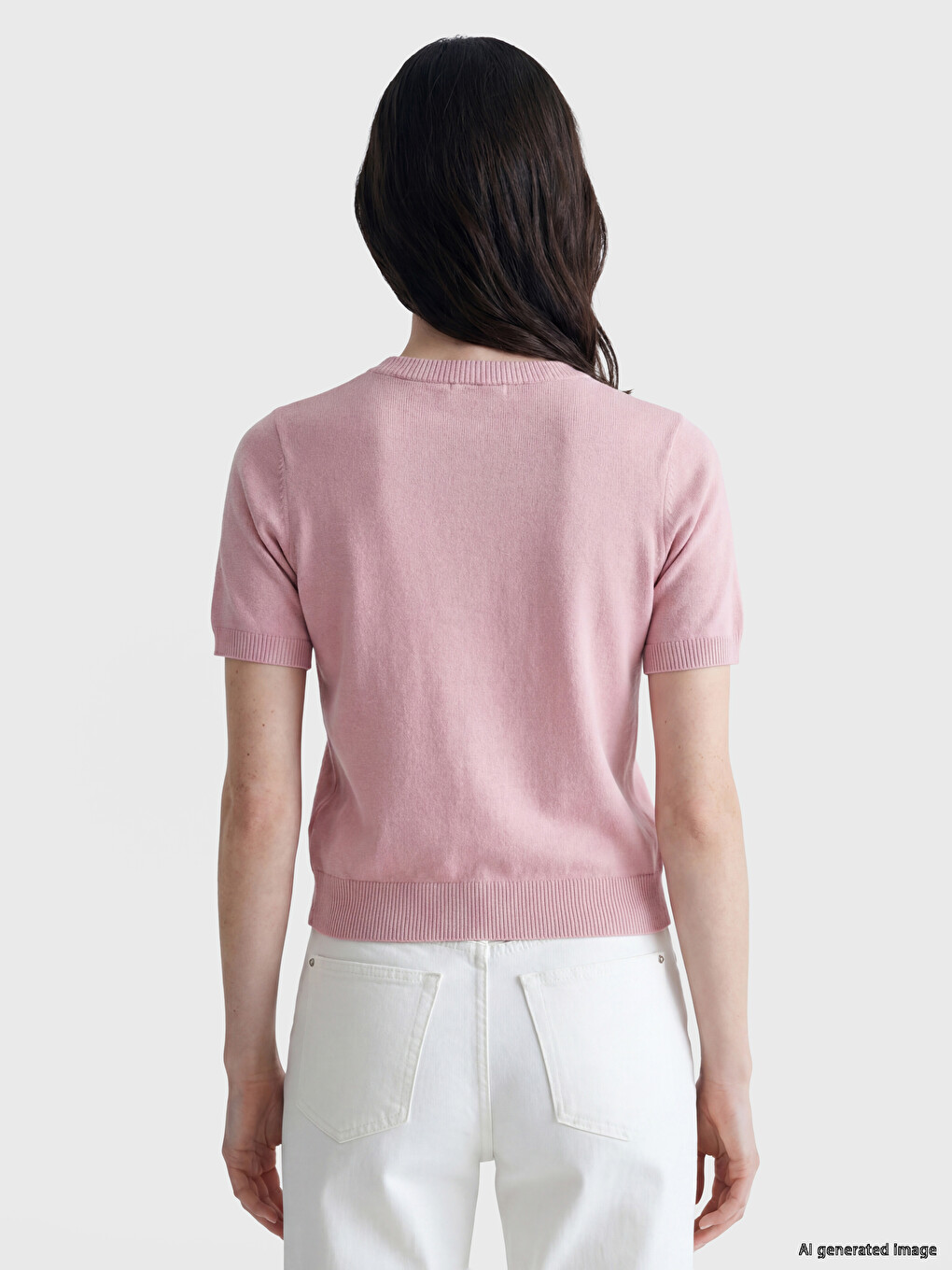 Crew Neck Women's Knitwear Cardigan-3