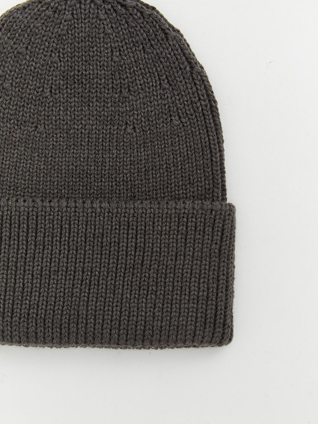 Antrasit Basic Erkek Triko Bere-1