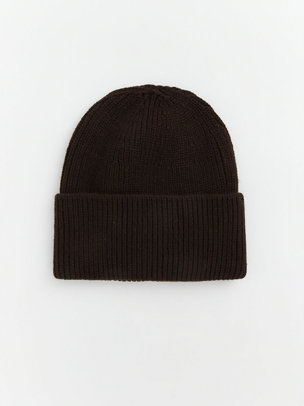 Kahverengi Basic Erkek Triko Bere