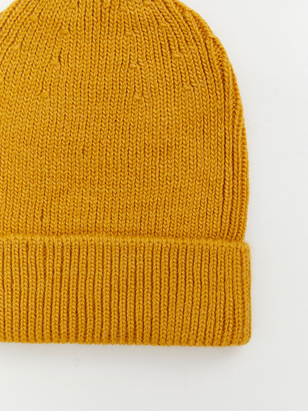 Sarı Basic Erkek Triko Bere-1