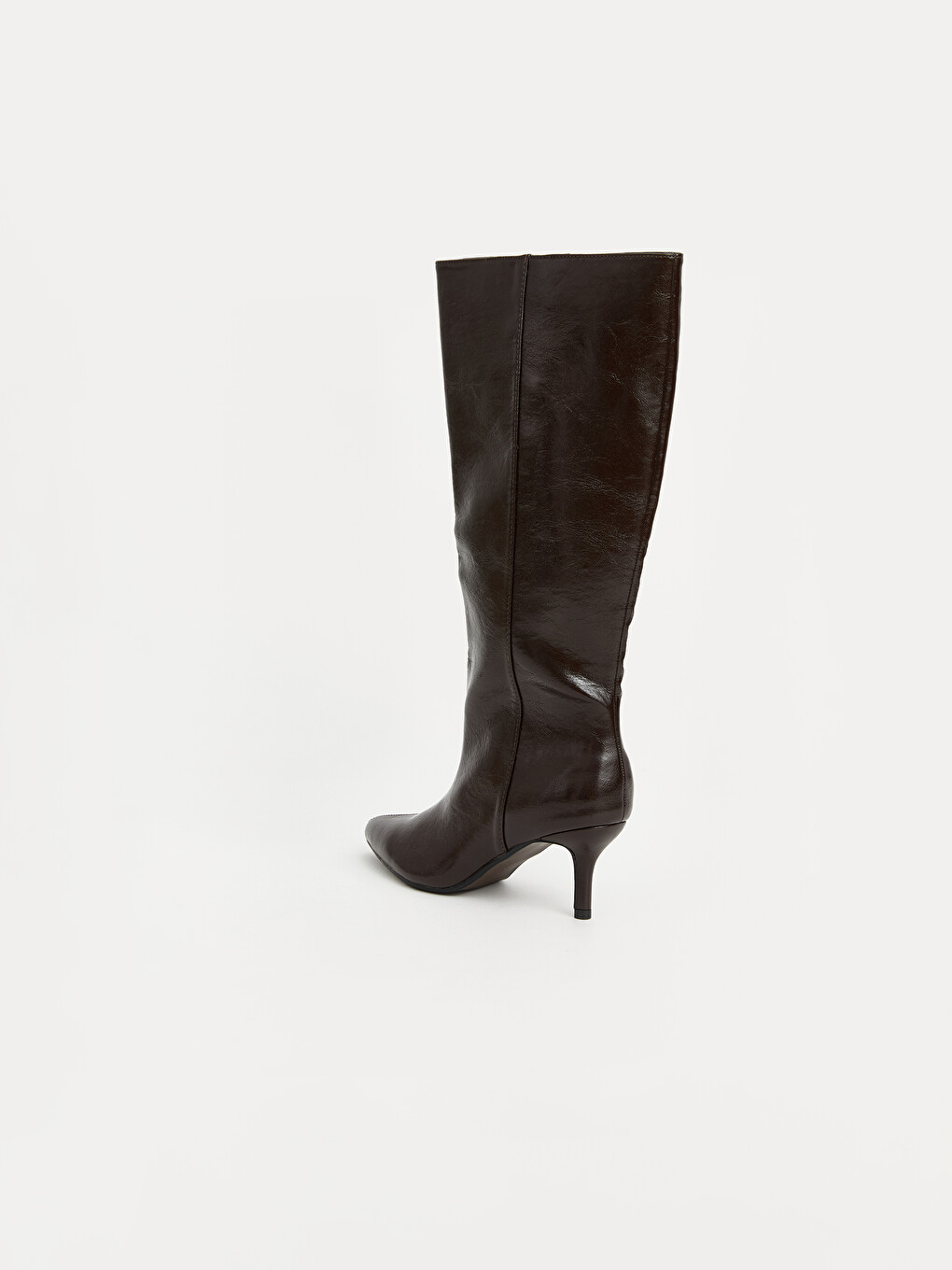 Zippered Pointed Toe Thin Heeled Women's Boot-1