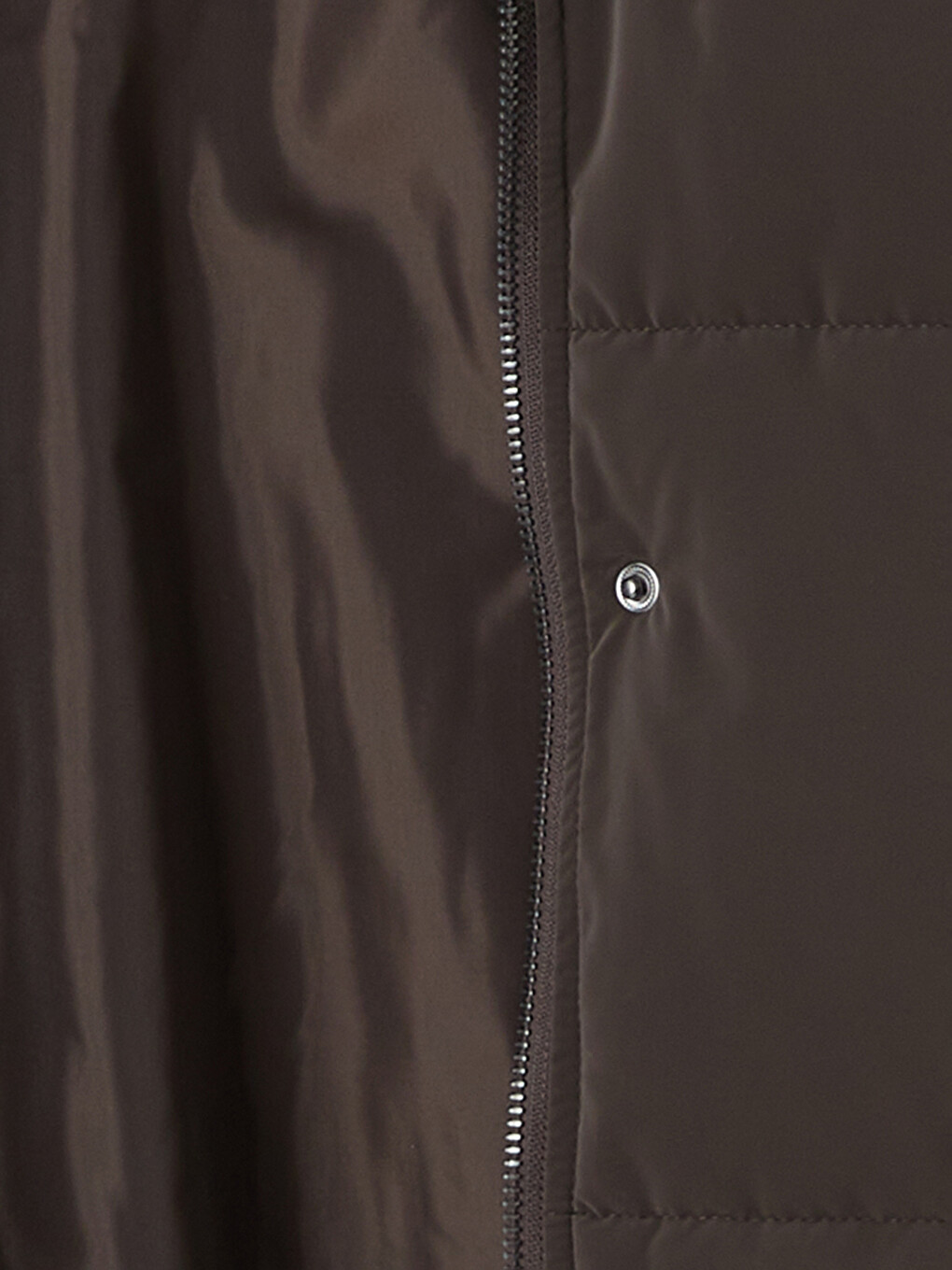 Mock Neck Women's Puffer Coat-7