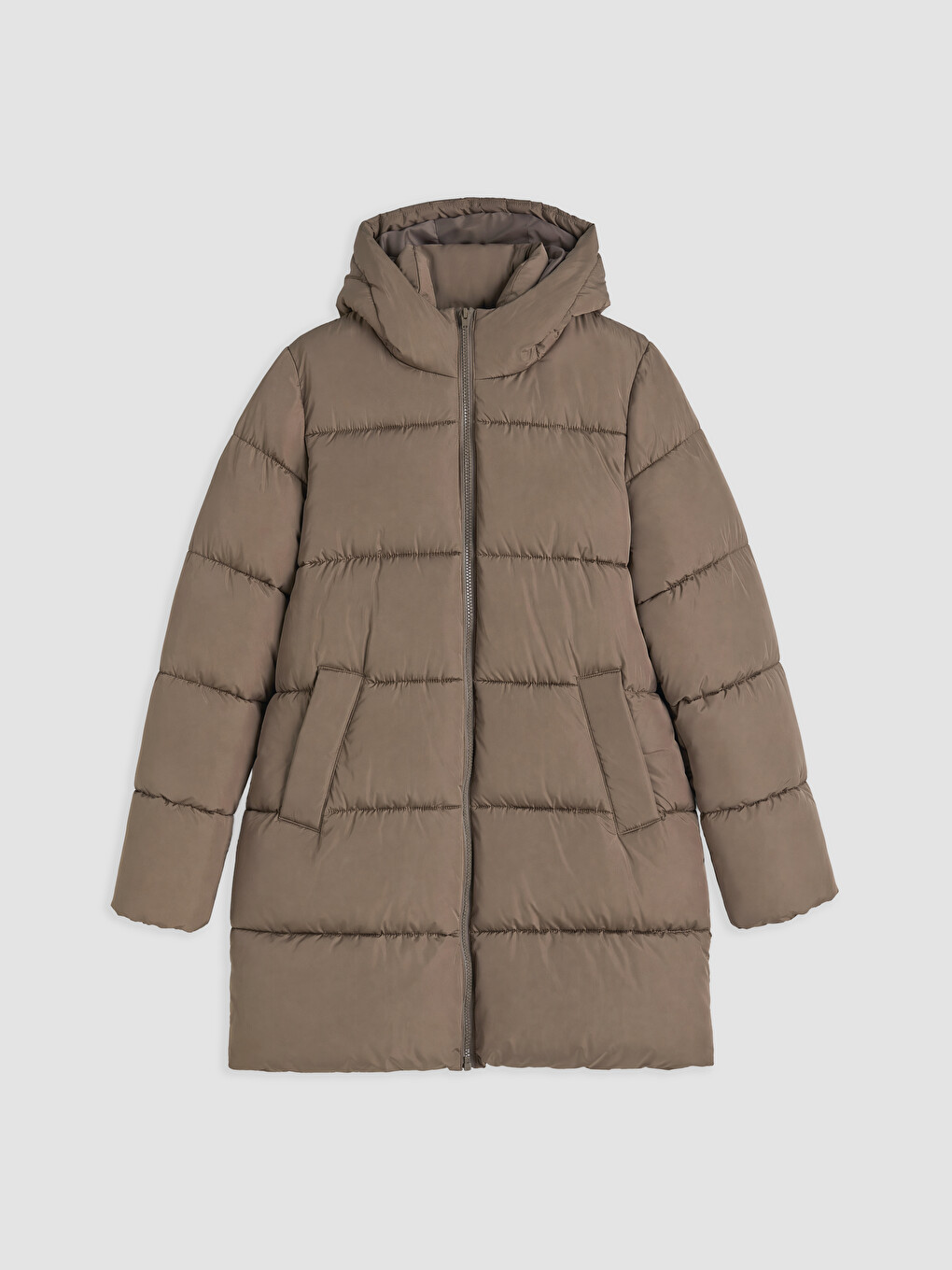 Hooded Women's Puffer Coat-4